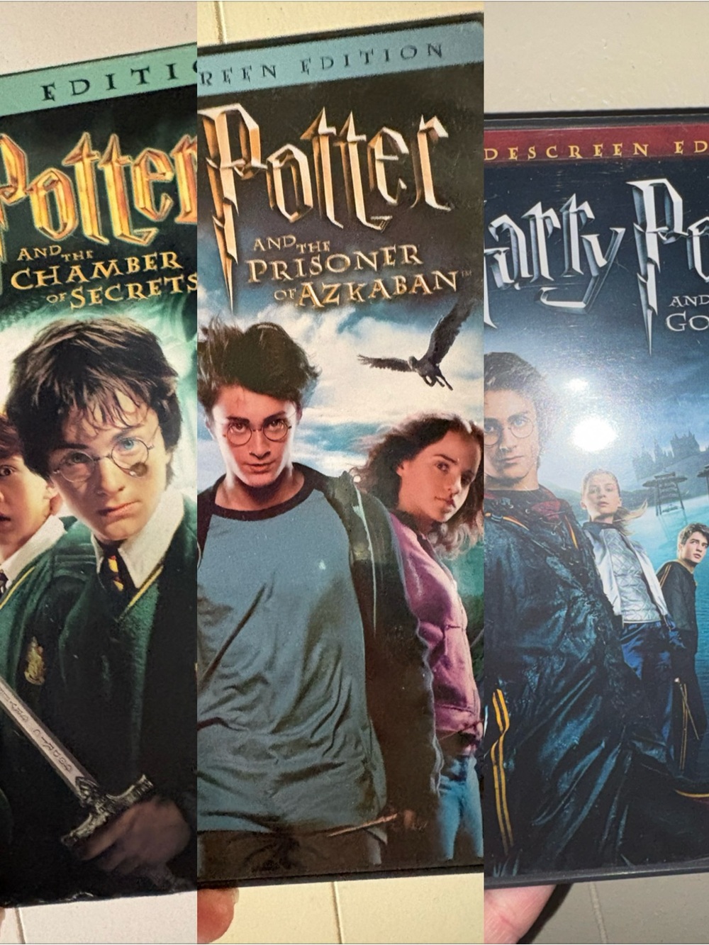 Harry Potter DVD Collection - Green/Blue Covers